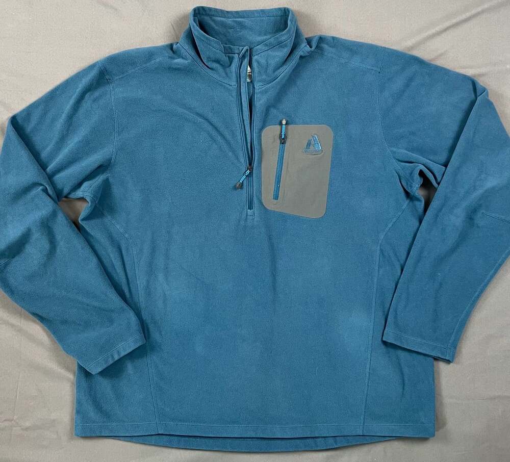 First Ascent Eddie Bauer Men's Cloud Layer Fleece 1/4 Zip Pullover Jacket X-Larg